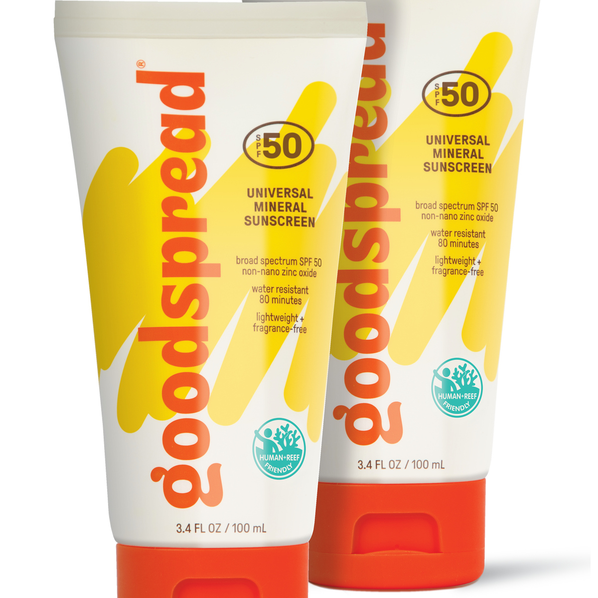 Mineral Sunscreen SPF 50 (2-Pack) | Goodspread